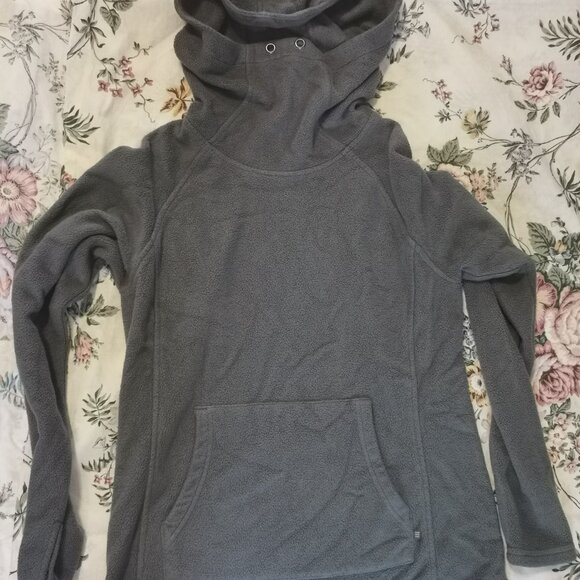 Free Fly Hoodie Womens Small Bamboo Fleece Pullover Hoody Scuba Gray 0349 - Picture 4 of 8